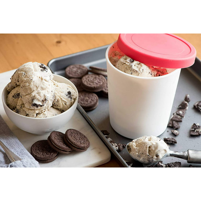 Home Ice Cream Freezer Storage Containers Set of 2 with Silicone Lids by  StarPack – StarPack Products