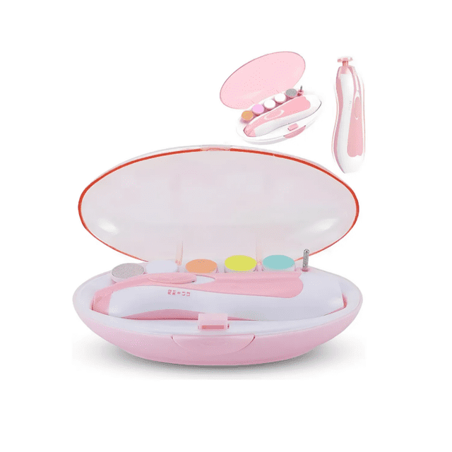 Lima De Uñas Bebé Cortaúñas Color Rosa