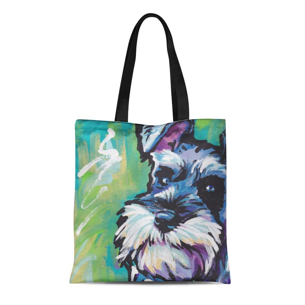 schnauzer tote bag