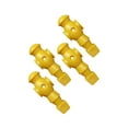 thumbnail image 3 of ZheElen 4x Foosball Table Men for Table Soccer Player Games Table Football Men Table Yellow 107x36mm, 3 of 6