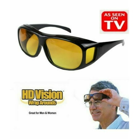 2 pk Hd High Definition Vision Driving Wrap Around Sunglasses Wraparounds