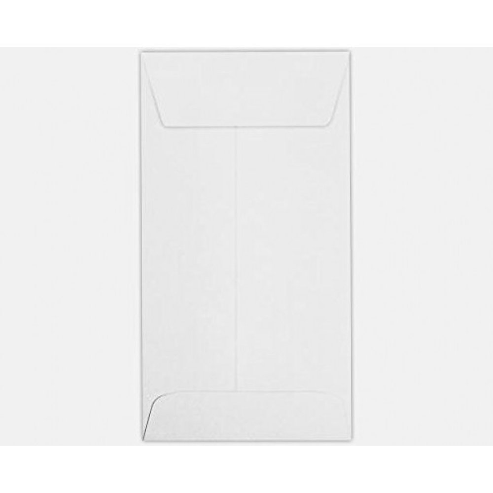 White 7 Coin Envelope( 3.5" x 6.5 ") A pack of 100 Envelopes