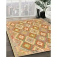 thumbnail image 2 of Ahgly Company Indoor Round Contemporary Orange Southwestern Area Rugs, 8' Round, 2 of 6