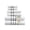 White & Gray, variant on Ethicot Stripe Recycled Cotton 520 GSM 6 Piece Towel Set, Soft & Absorbent, Quick Dry, 2 Bath 27x54, 2 Hand 16x28, 2 Wash 13x13, White with Micro Gray Stripes, OEKO-TEX® Certified
