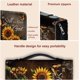 thumbnail image 4 of Funda grande para Biblia de 8 x 11 pulgadas, de piel sintética, con marcapáginas, diseño de girasol y mariposa., 4 of 7