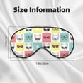 thumbnail image 5 of Goofa Cute French Bulldog Printed Sleep Eye Mask for Men Women, Zero Eye Pressure Sleeping Mask, Light Blocking Night Blindfold, Soft Eye Shade Cover, 5 of 7