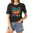 thumbnail image 2 of 80s Shirts for Women Retro 1980s Party Tees 80s' Disco Music Gifts T-Shirts Tops,Shirts for women summer,Iightweight tshirts women,Womens casual tops summerCotton t shirt women, 2 of 6