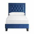 thumbnail image 4 of Picket House Furnishings Teagan Full Upholstered Platform Bed in Blush, 4 of 10