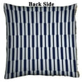 thumbnail image 2 of EREHome blue vertical lines Pillow Case Home Decor Cushion Cover 16x16 Inch, 2 of 2