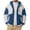 Blue, variant on Men's Winter Warm Fleece Jacket Patchwork Zip up Hoodie Soft Plush Thick Sherpa Lined Coat Wool Blend Casual Outdoor Coatwear Big & Tall Size M-5XL Khaki