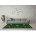 thumbnail image 3 of Ahgly Company Indoor Square Persian Emerald Green Traditional Area Rugs, 7' Square, 3 of 4