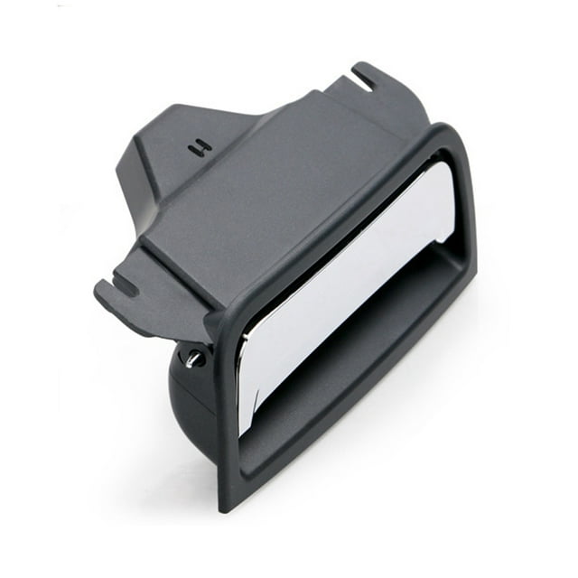 Langgg 22861304 Center Armrest Console Plate Lock Handle Cover Install Replaces Trunk Car Accessory Part Durable Lid Compatible Matte Black Electroplated Silver