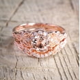 thumbnail image 4 of VBARHMQRT Pearl Rings for Women Silver Fashion Rose Gold Diamond Ring Set for Women Engagement Ring Jewelry Gifts Opal Ring Blue Zircon Ring Gold, 4 of 7