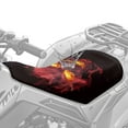 thumbnail image 2 of Uorisanigo Red Skull ATV Seat Cushion Cover Four Wheeler Accessories Powersports Seat Covers Motorcycle Cushion Pad Breathable Padded Protector for Most ATV, 2 of 7