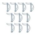 thumbnail image 1 of Injueey Grilletes industriales en forma de D para construcción, 10 piezas, metalúrgica, grillete de Metal reutilizable, accesorio de pasador Decoración del hogar, 1 of 6