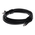 thumbnail image 2 of AddOn - Patch cable - RJ-45 (M) to RJ-45 (M) - 9 ft - STP - CAT 5e - snagless - black, 2 of 11