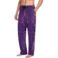 thumbnail image 4 of GZHJMY Mardi Gras Pajama Pants for Men, Lounge Pants Lightweight Men Pajama Bottoms with Drawstring Pockets, Christmas New Year Birthday Gifts, Medium, 4 of 6