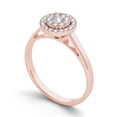 thumbnail image 2 of 1/3 Carat T.W. Diamond 10kt Rose Gold Single Halo Engagement Ring, 2 of 5