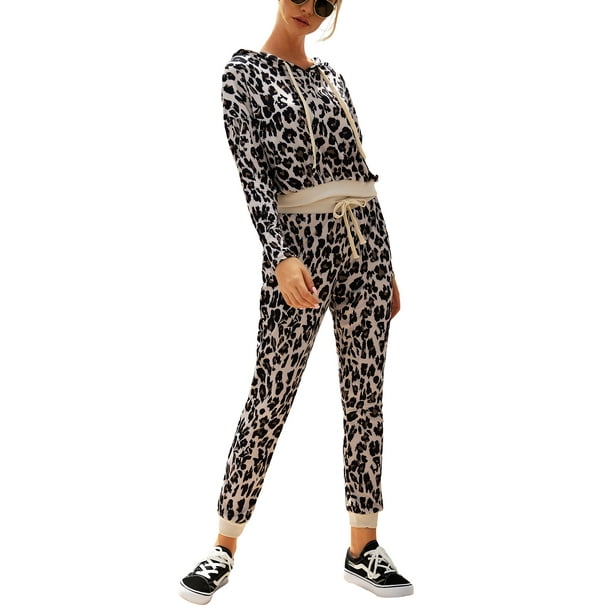 leopard print nike tracksuit