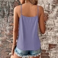 thumbnail image 4 of TRUBKH Camisole Tops for Women Spaghetti Strap Tank Top Crop Tank Tops for Women Camisole Tops for Women V Neck Lace Lace Fashionable Camisole Vest Crop Tank Tops for Women Light Violet L, 4 of 6