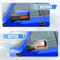 thumbnail image 4 of For 2009-2014 Side Mirror Cover, Car Rear View Mirror Cover Trim Accessories - Chrome, 4 of 5