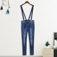thumbnail image 3 of Pantalon Large pour Femmes Jeans Mode Couleur Unie Combinaisons Décontractées Longue Combinaison, 3 of 8