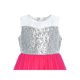 thumbnail image 4 of Vestido de Niña Florista Rosa Oscuro Alto-bajo Princess Vestido con Corona Disfraz 10 Años, 4 of 6