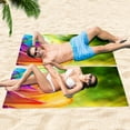 thumbnail image 6 of GZHJMY Beach Towel for Women Girls, Colorful Roses Bath Towel, Oversized Lightweight Sport Towel, 31x63 Inch, 6 of 7