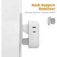 thumbnail image 7 of US to Europe Type C Travel Plug Adapter with 4 Outlets 3 USB Ports (1 USB C PD 20W), Foldable International Wall Charger, Gray & White, 7 of 7