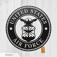 thumbnail image 5 of RealSteel US Military Branch Wall Art - Army, Navy, Air Force, Marine Corps, Coast Guard & Space Force (CoastGuards/ Black), 5 of 9