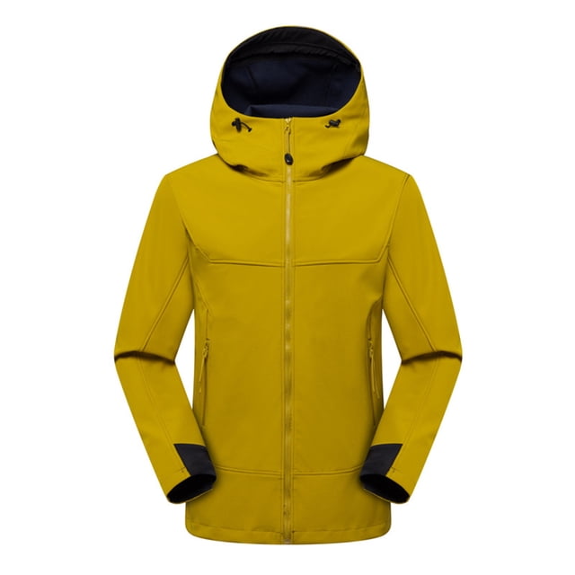 Imperméable à Capuche pour Femmes Imperméable Solide Veste de Pluie Extérieure Imperméable à Capuche Coupe-Vent Veste Coupe-Vent Extérieure en Liquidation