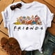 thumbnail image 2 of Camiseta Kawaii de Disney con dibujos animados de princesas Blancanieves para mujer, Camisetas estampadas de los siete enanitos, camisetas Unisex, camisetas para mujer, 2 of 5