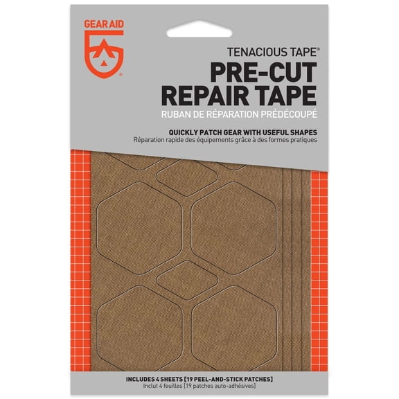 Gear Aid Tenacious Tape Precut Repair Tape - Coyote