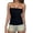 Black, variant on Tank Tops for Women,Elastic Fitted Solid Tube Top Off Shoulder Backless Casual Going Out Bandeau,Camisole Tops for Women,Yellow,M