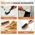 thumbnail image 4 of 2-in-1 Scrub Suede Shoe Brush with Eraser, Multifunction Cleaner, Black, 4 of 7