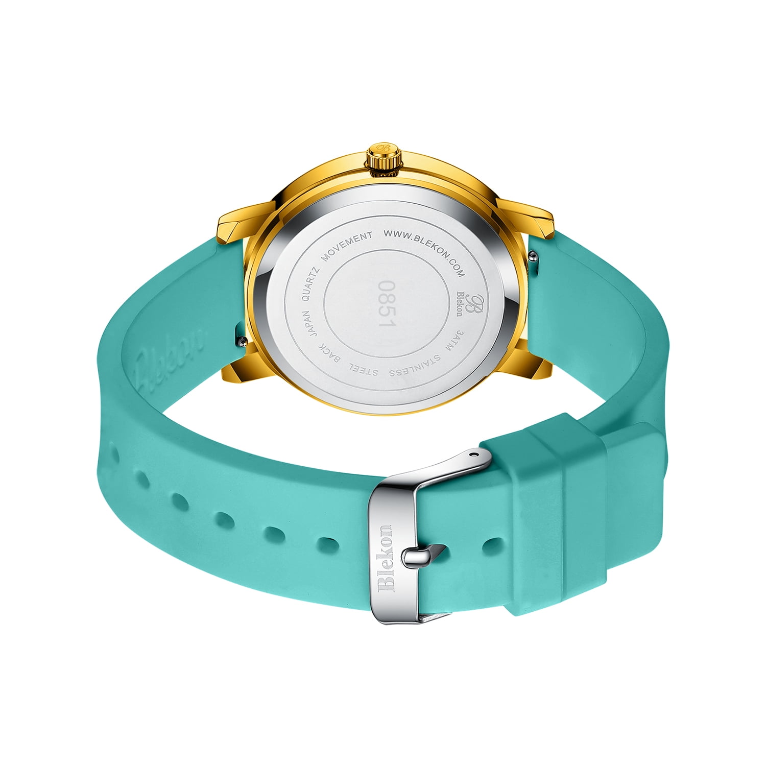 Blekon Original Women Adult Watch for Medical Students Silicone Band Round Shape Water Resistant