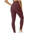 thumbnail image 5 of XuJwPNcy Leggings for Women High Waisted No See-Through Butt Lifting Soft Yoga Pants Workout Athletic Running Leggings, 5 of 5