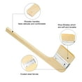 thumbnail image 4 of Uxcell Paint Brush 2 Pcs 3" Brush Width Soft Wool Variety Angled Bend Brushes Radiator Paint Brush, 4 of 6
