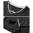 thumbnail image 5 of ZIMEGO Men’s Long Sleeve Athletic Fit V-Neck Activewear T-Shirt, 5 of 7