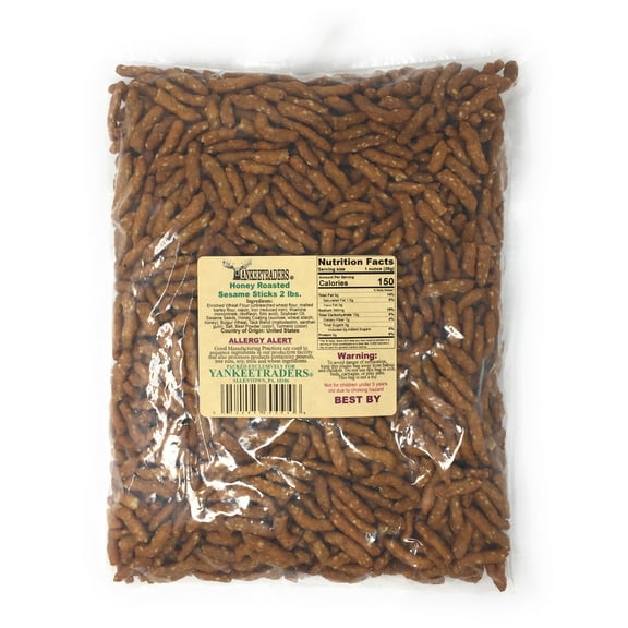 YANKEETRADERS Brand, Honey Roasted Sesame Snack Sticks, 32 Oz. Bag