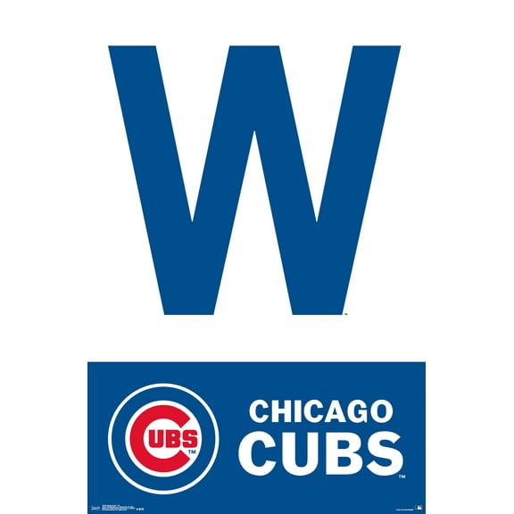MLB Chicago Cubs - W 16 Wall Poster, 22.375" x 34"