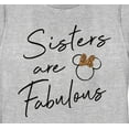thumbnail image 2 of Women's Mickey & Friends Sisters are Fabulous Graphic Tee Athletic Heather X Large, 2 of 4
