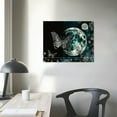 thumbnail image 4 of Autua Butterfly Moon Digital Art Canvas Wall Decor for Home 16x12in, 4 of 6