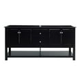 thumbnail image 2 of Fresca Fcb2372-D Manchester 72" Double Free Standing Vanity Cabinet - Black, 2 of 4