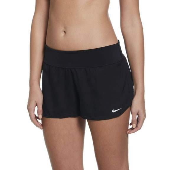 Women's Nike Solid Boardshort Swim Bottoms Color: Black Size: MEDIUM