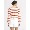 thumbnail image 3 of Free Assembly Women's Pocket Cardigan Sweater with Long Sleeves, Sizes XS-XXL, 3 of 5