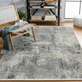 thumbnail image 4 of Grey Vintage Area Rugs for Living Room Washable Rugs Boho Moroccan Area Rug Soft Neutral Geometric Bohemian Carpet Distressed Indoor Rug for Bedroom Dining Room Office Foldable Nonslip Rug, 4 of 9