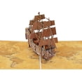 thumbnail image 5 of Sailboat Tall Ship Pop Up Card,3D Greeting Card, Thank You Card, Boat Card, Pop Up Birthday Card, Fathers Day Card, Graduation, Retirement, Anniversary, Get Well, Congratulations, 5 of 6