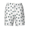 thumbnail image 4 of Lsque Mens Swim Trunks Turtle Pattern - Bathing Suit Compression Liner - Beach Swim Shorts Swimwear - (S-3XL) - Stretch Quick Dry -XX-Large, 4 of 9