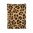 thumbnail image 7 of DouZhe Ultra-Soft Micro Fleece Lightweight Flannel Bed Blanket, Leopard Print Cool Background Print Cozy Warm Throw Blankets, 80"x60", 7 of 7